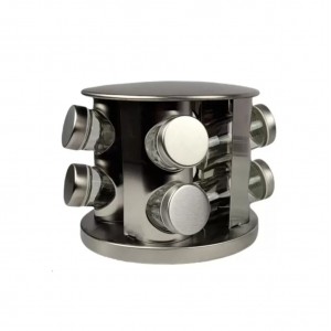 PORTA TEMPERO EM METAL COM 8 POTES  REF: APA66-08B PORTA TEMPERO EM METAL COM 8 POTES  REF: APA66-08B