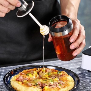 MELEIRA DE VIDRO COM COLHER 240ML REF: AP35859-2 MELEIRA DE VIDRO COM COLHER 240ML REF: AP35859-2