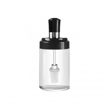 POTE ARMAZENADOR DE CONDIMENTOS COM PINCEL CULINÁRIO 240ML REF: AP35859-3