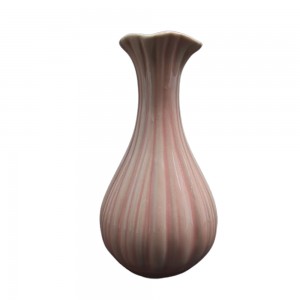 VASO DECORATIVO EM CERÂMICA ROSA  REF: APB6725-9