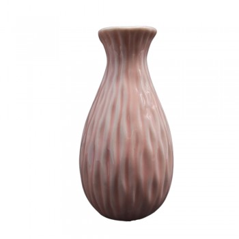VASO DECORATIVO EM CERÂMICA ROSA  REF: APB6725-6