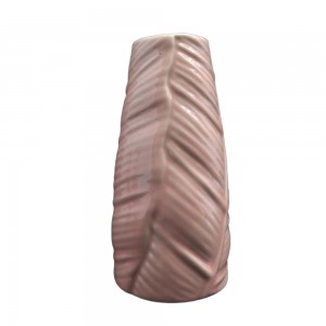 VASO DECORATIVO EM CERÂMICA ROSA  REF: APB6725-5