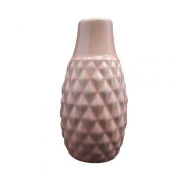 VASO DECORATIVO EM CERÂMICA ROSA REF: APB6725-4 VASO DECORATIVO EM CERÂMICA ROSA REF: APB6725-4