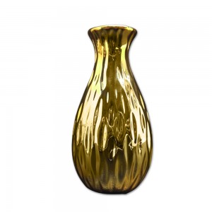 VASO DECORATIVO EM CERÂMICA DOURADO  REF: APB6725-6D VASO DECORATIVO EM CERÂMICA DOURADO  REF: APB6725-6D