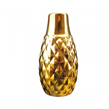 VASO DECORATIVO EM CERÂMICA DOURADO REF: APB6725-15 VASO DECORATIVO EM CERÂMICA DOURADO REF: APB6725-15