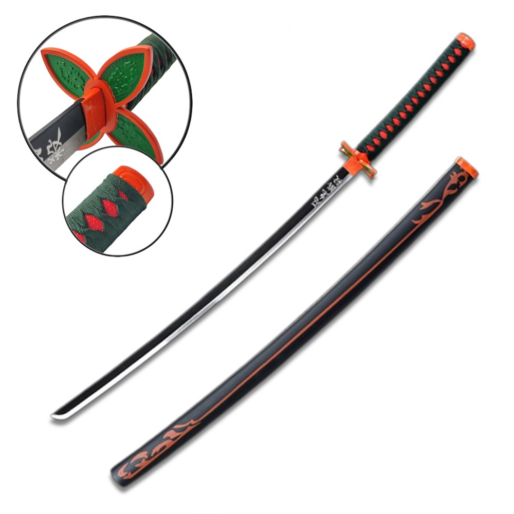 KATANA DECORATIVA COM LÂMINA SEM CORTE EM METAL REF: APZS-9341