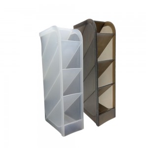 PORTA CANETA VERTICAL TRANSPARENTE EM PLÁSTICO REF: APEN-1