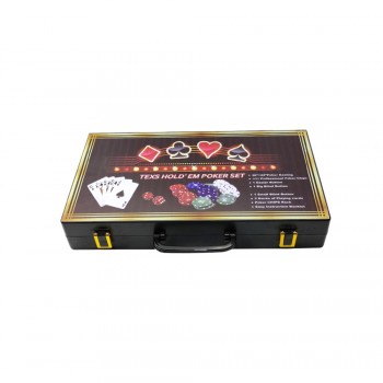 JOGO POKER EM MALETA DE PLÁSTICO COM 300 FICHAS E BARALHO REF: AP300-C JOGO POKER EM MALETA DE PLÁSTICO COM 300 FICHAS E BARALHO REF: AP300-C