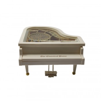 CAIXA DE MÚSICA EM PLÁSTICO MODELO PIANO  REF: AP2012