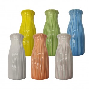 VASO DECORATIVO EM CERÂMICA  REF: AP6725-2MIX