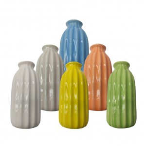 VASO DECORATIVO EM CERÂMICA  REF: AP6725-3MIX