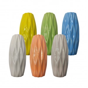 VASO DECORATIVO EM CERÂMICA  REF: AP6725-5MIX