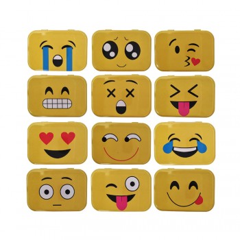PORTA TRECO EM METAL MULTIUSO MODELO EMOJI  REF: AP03393-15