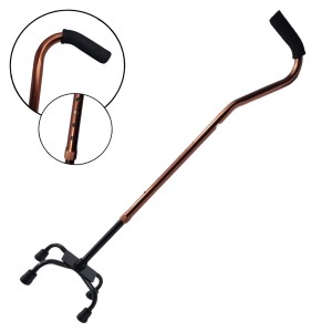 BENGALA COM CABO DE REGULAGEM 72CM A 92CM EM METAL REF: AP2429GZ BENGALA COM CABO DE REGULAGEM 72CM A 92CM EM METAL REF: AP2429GZ