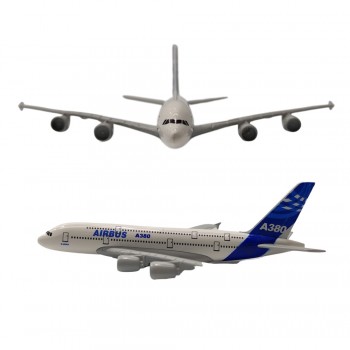 ENFEITE DECORATIVO MODELO AVIÃO AIRBUS A380  REF: AP380-P