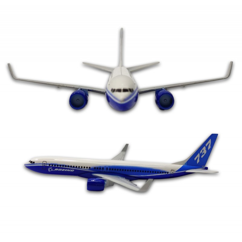 ENFEITE DECORATIVO MODELO AVIÃO BOEING 737 REF: AP737-P ENFEITE DECORATIVO MODELO AVIÃO BOEING 737 REF: AP737-P