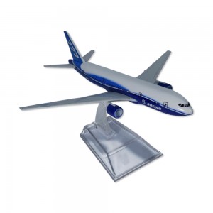 ENFEITE DECORATIVO MODELO AVIÃO BOEING 777  REF: AP777-P ENFEITE DECORATIVO MODELO AVIÃO BOEING 777  REF: AP777-P