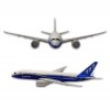 ENFEITE DECORATIVO MODELO AVIÃO BOEING 787 REF: AP787-P ENFEITE DECORATIVO MODELO AVIÃO BOEING 787 REF: AP787-P