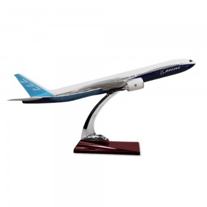 ENFEITE DECORATIVO MODELO AVIÃO BOEING 777  REF: AP777-M