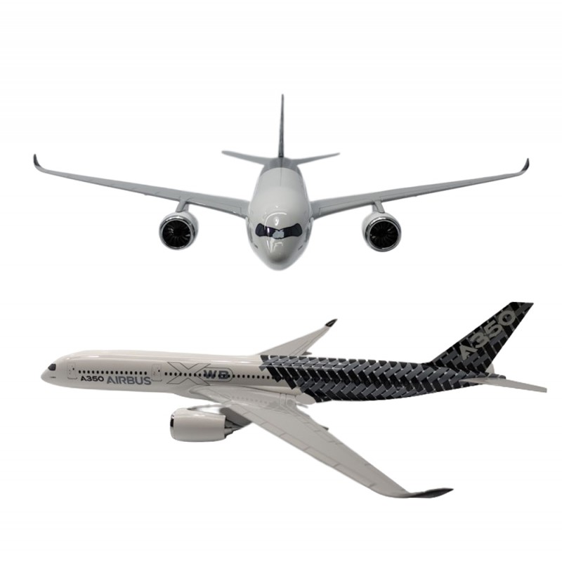 ENFEITE DECORATIVO MODELO AVIÃO AIRBUS A350  REF: AP350-1G