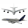 ENFEITE DECORATIVO MODELO AVIÃO AIRBUS A380 REF: AP380-G