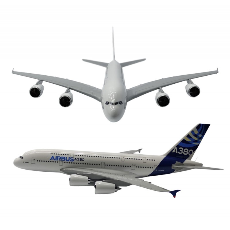 ENFEITE DECORATIVO MODELO AVIÃO AIRBUS A380 REF: AP380-G