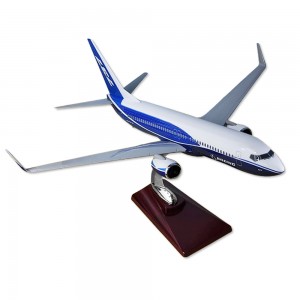 ENFEITE DECORATIVO MODELO AVIÃO BOEING 737 REF: AP737-G