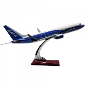 ENFEITE DECORATIVO MODELO AVIÃO BOEING 737 REF: AP737-G
