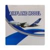 ENFEITE DECORATIVO MODELO AVIÃO BOEING 737 REF: AP737-G
