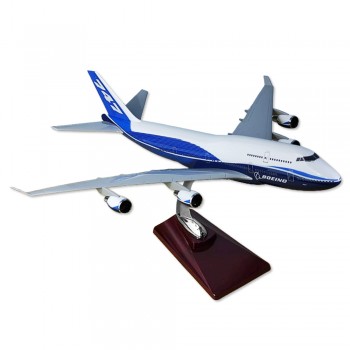 ENFEITE DECORATIVO MODELO AVIÃO BOEING 747 REF: AP747-G