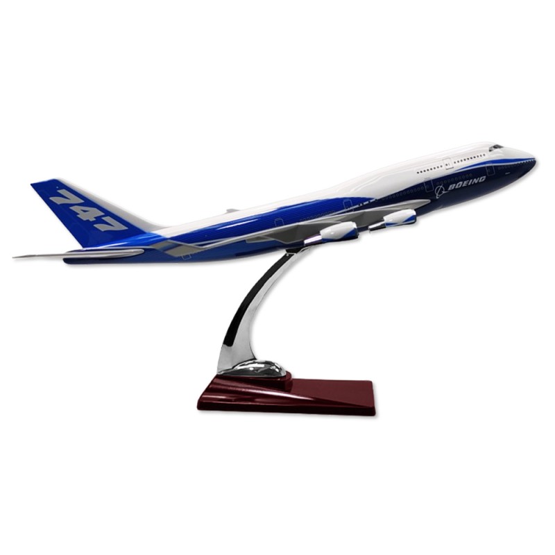 ENFEITE DECORATIVO MODELO AVIÃO BOEING 747 REF: AP747-G