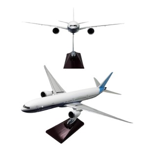 ENFEITE DECORATIVO MODELO AVIÃO BOEING 777  REF: AP777-G