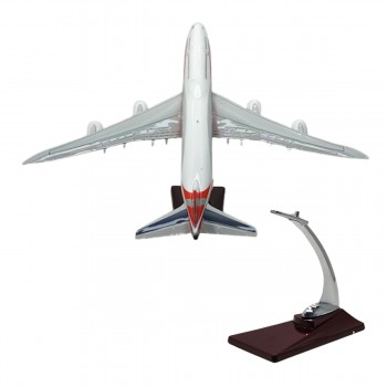 ENFEITE DECORATIVO MODELO AVIÃO BOEING 747-8 REF: AP7478-G