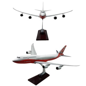 ENFEITE DECORATIVO MODELO AVIÃO BOEING 747-8 REF: AP7478-G