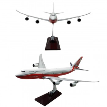 ENFEITE DECORATIVO MODELO AVIÃO BOEING 747-8 REF: AP7478-G