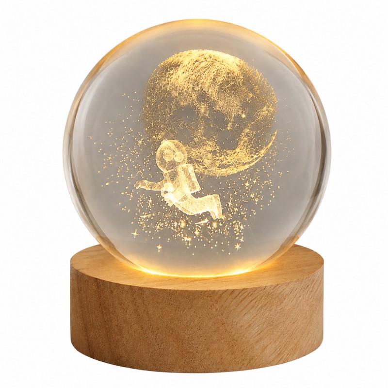 LUMINÁRIA GLOBO DE VIDRO MODELO ASTRONAUTA REF: AP7814WL-R LUMINÁRIA GLOBO DE VIDRO MODELO ASTRONAUTA REF: AP7814WL-R