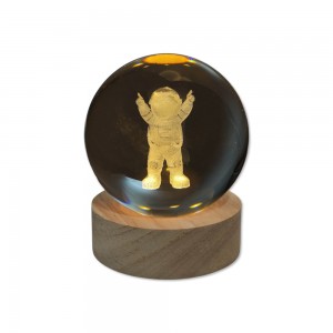 LUMINÁRIA GLOBO DE VIDRO MODELO ASTRONAUTA  REF: AP7814WL-A