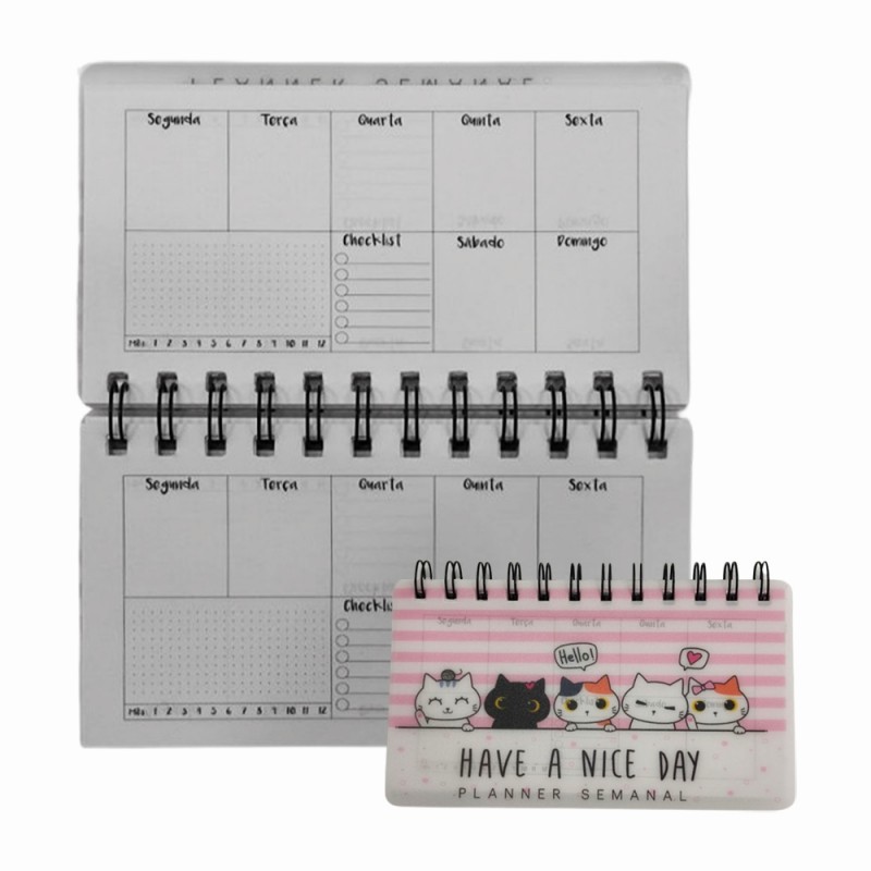 MINI AGENDA PLANNER SEMANAL 62 PÁGINAS REF: AP21583