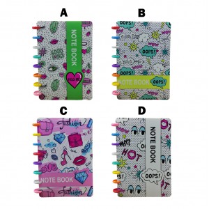 CADERNO DE DISCOS PARA ANOTAÇÕES EM PLÁSTICO  REF: APBZ0216 CADERNO DE DISCOS PARA ANOTAÇÕES EM PLÁSTICO  REF: APBZ0216