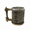 CANECA MEDIEVAL MODELO CAVALEIRO E INOX 400ML REF: 220010B