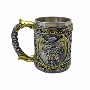 CANECA MEDIEVAL MODELO ÁGUIA EM RESINA 400ML REF: 968B CANECA MEDIEVAL MODELO ÁGUIA EM RESINA 400ML REF: 968B