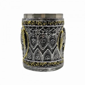 CANECA MEDIEVAL MODELO ÁGUIA EM RESINA 400ML REF: 968B CANECA MEDIEVAL MODELO ÁGUIA EM RESINA 400ML REF: 968B