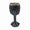TAÇA MEDIEVAL MODELO DRAGÃO EM INOX E RESINA 180ML REF: 220032A