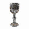 TAÇA MEDIEVAL MODELO ESCUDO BRASÃO EM RESINA 180ML REF: 220031A
