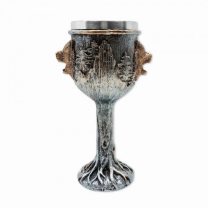 TAÇA MEDIEVAL MODELO URSO EM RESINA 180ML REF: 220030A TAÇA MEDIEVAL MODELO URSO EM RESINA 180ML REF: 220030A