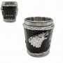 COPO SHOT MEDIEVAL MODELO LOBO EM RESINA 50ML REF: 087C