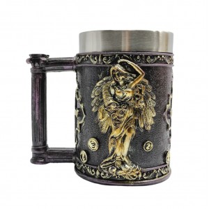 CANECA MEDIEVAL EM RESINA E METAL 600ML  REF: 220046B CANECA MEDIEVAL EM RESINA E METAL 600ML  REF: 220046B