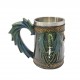 CANECA MEDIEVAL EM RESINA E METAL 600ML  REF: 1005B