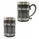 CANECA MEDIEVAL EM RESINA E METAL 600ML  REF: 1008B