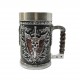 CANECA MEDIEVAL EM RESINA E METAL 600ML  REF: 102B-YB